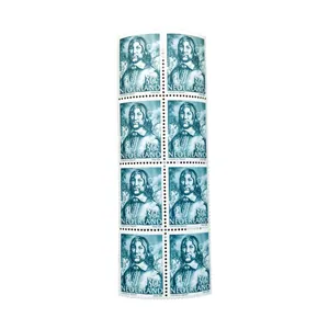 WWII Dutch Stamp Sheet 1943 Tromp