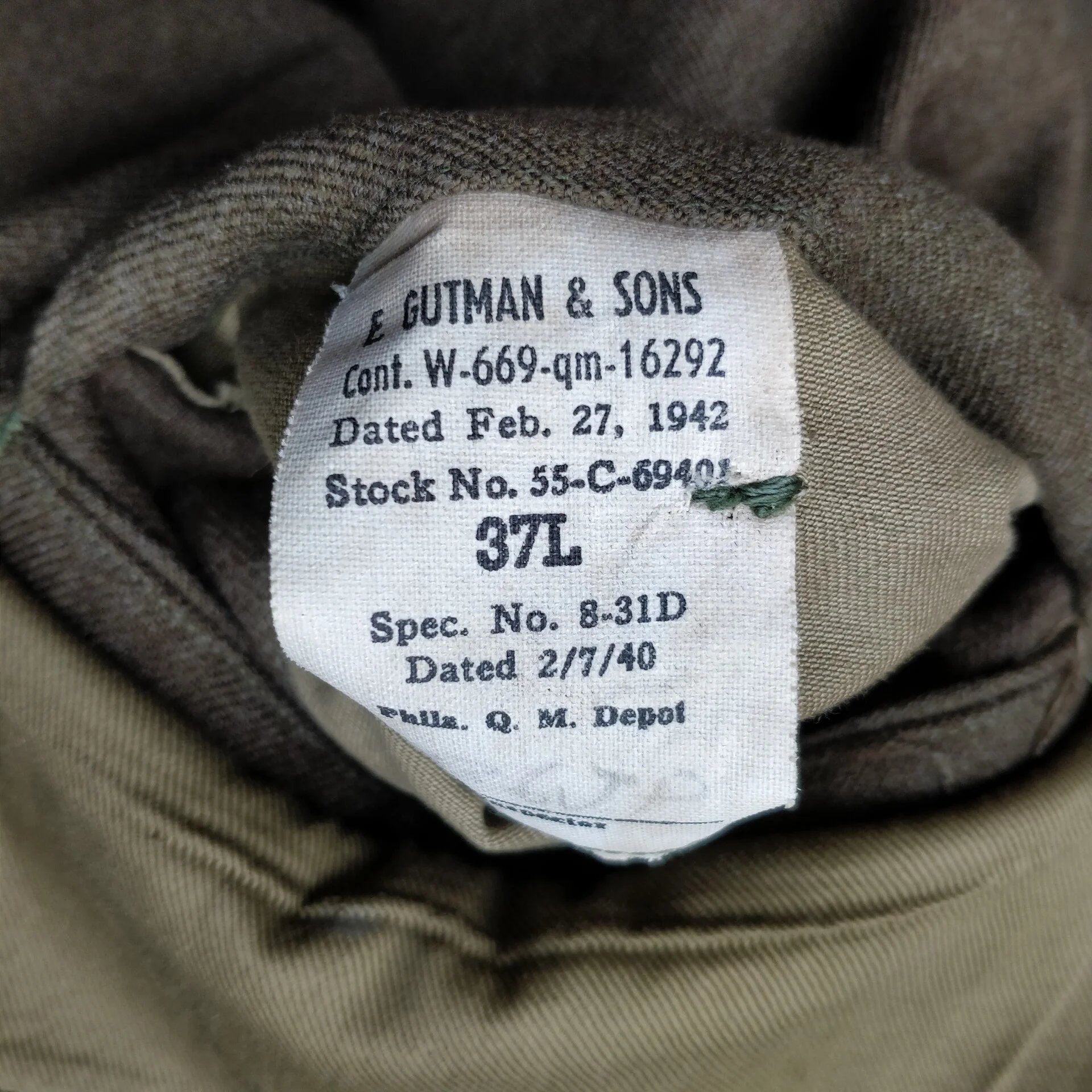 WWII US Class A jacket 13th Air Force — image 14