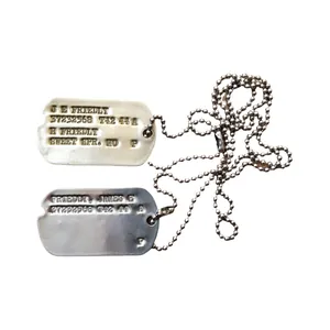WWII US Dog Tag Set Friedly