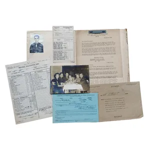 WWII USAAF Personnel File B-17 Bomber Pilot