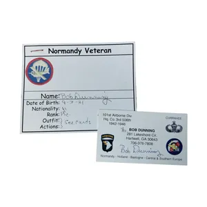 WWII US 101st AB 506th PIR HQ Company Veteran Autograph …