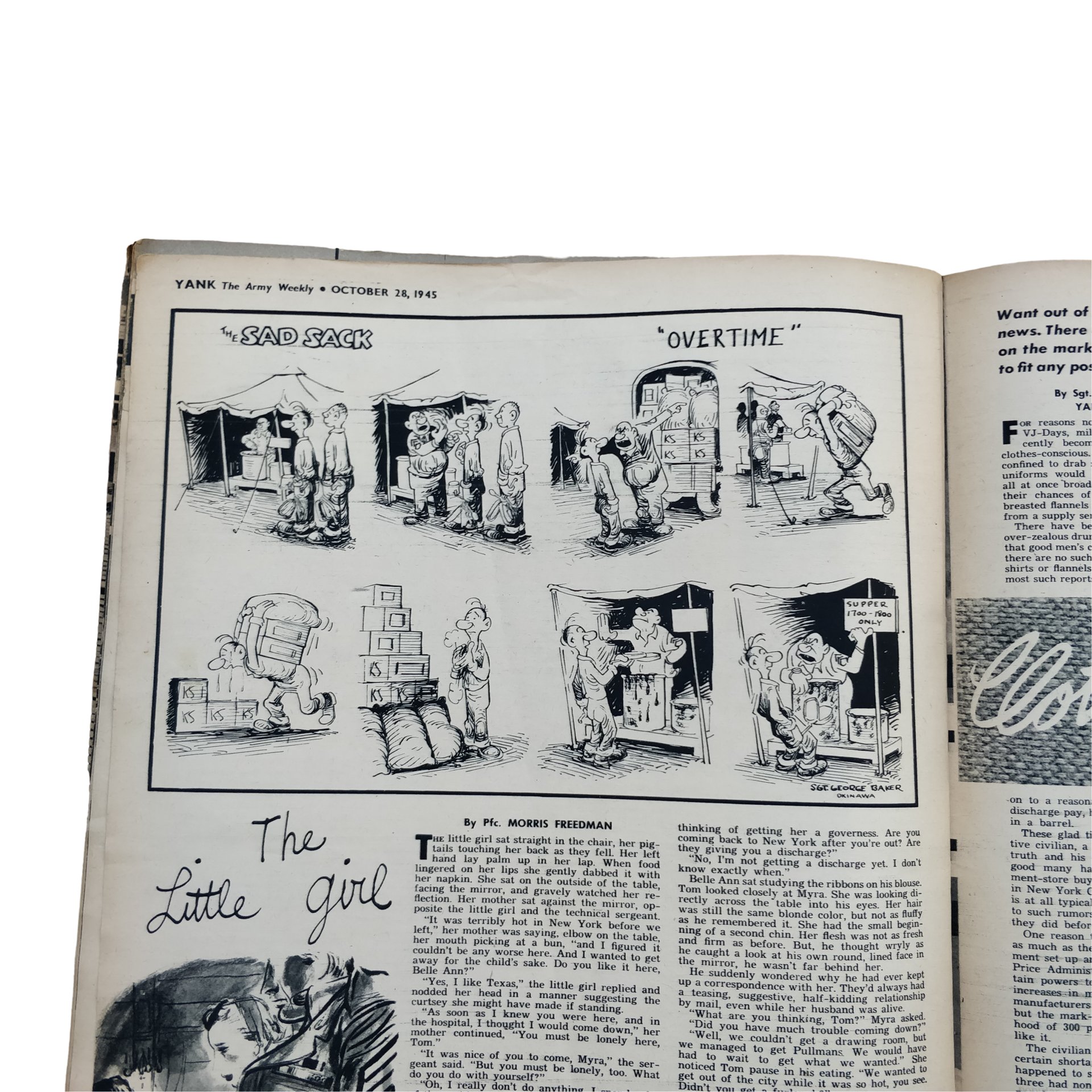 WWII US Yank Magazine GI Atom Detail — image 4