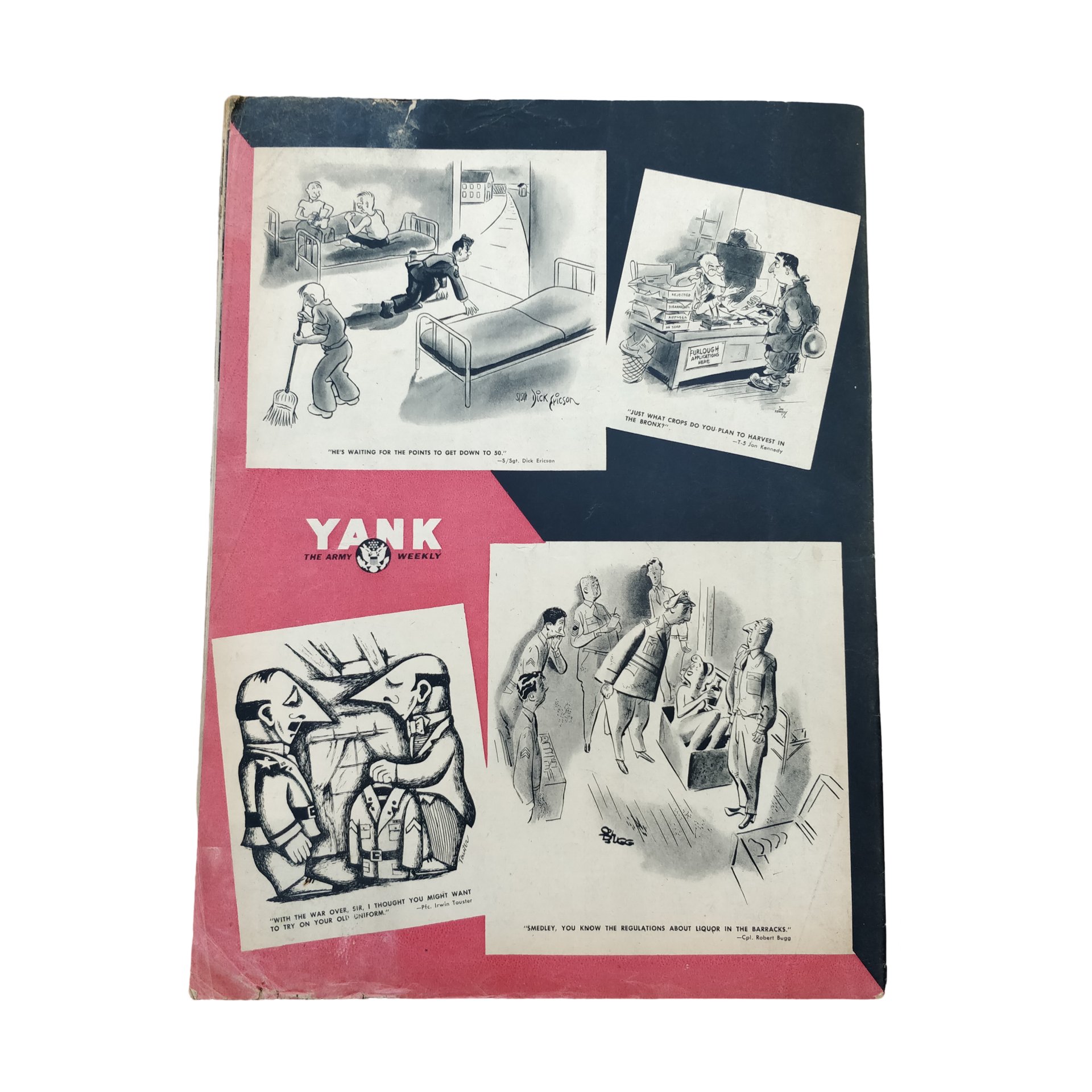 WWII US Yank Magazine GI Atom Detail — image 6