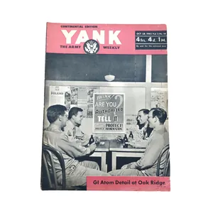 WWII US Yank Magazine GI Atom Detail