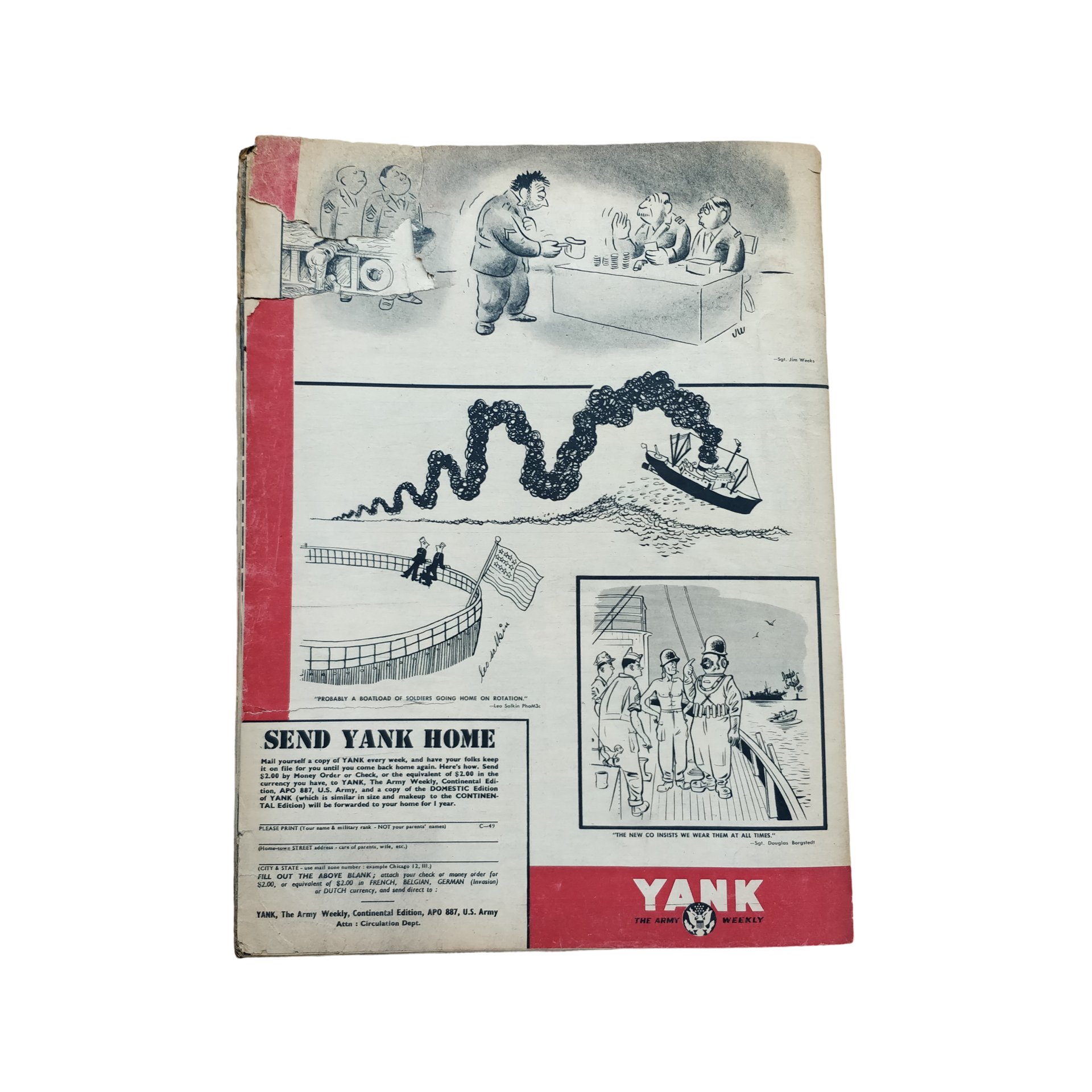 WWII US Yank Magazine Burma — image 6