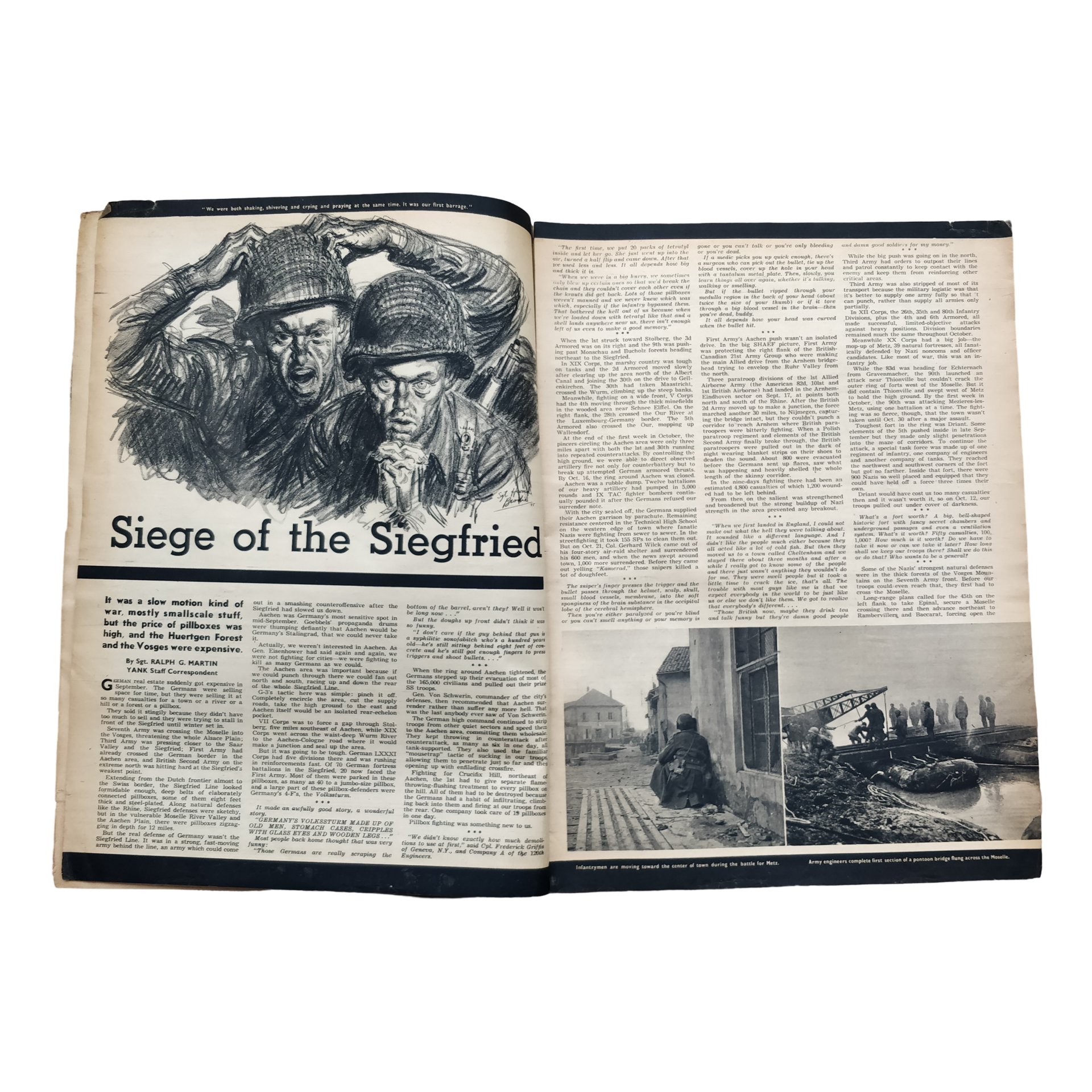 WWII US Yank Magazine Aachen — image 4