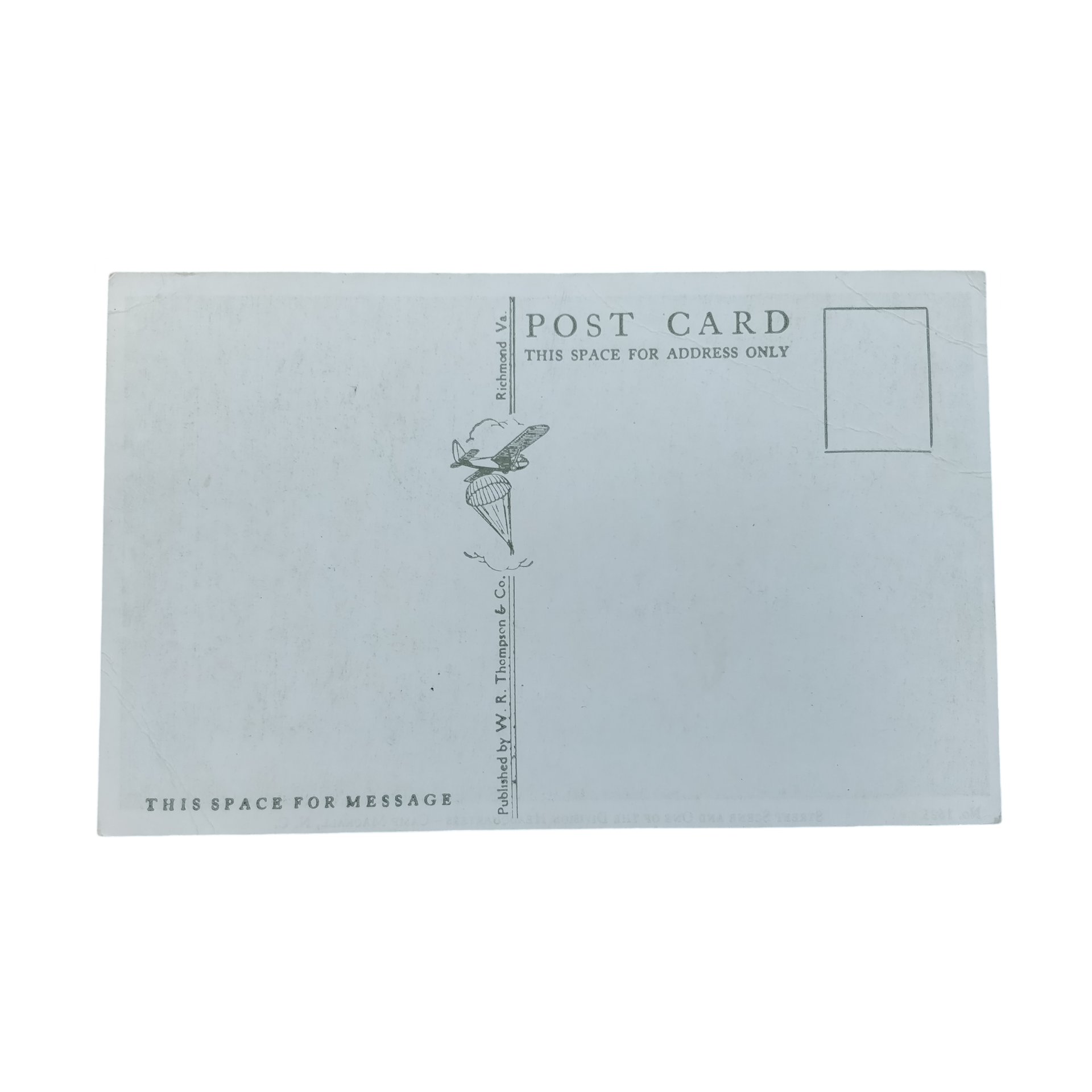 WWII US Postcard Airborne Camp Mackall — image 2