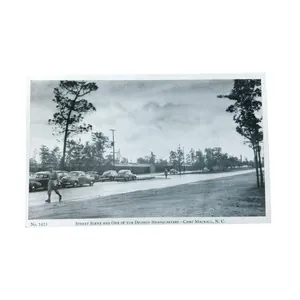 WWII US Postcard Airborne Camp Mackall