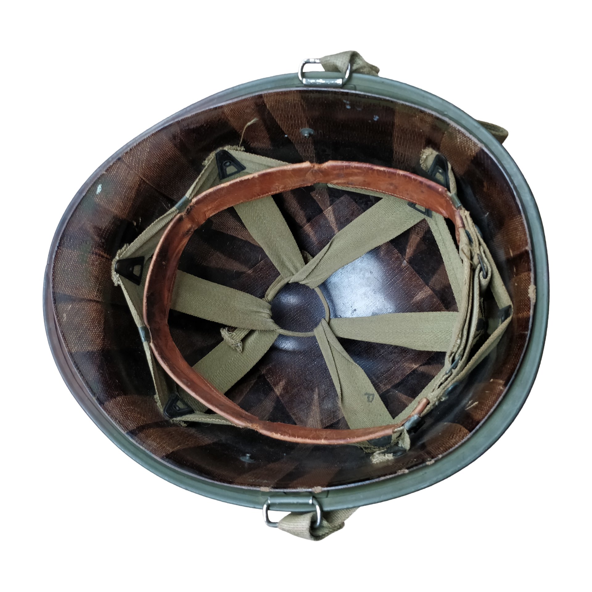 WWII US M1 Helmet Schleuter — image 11