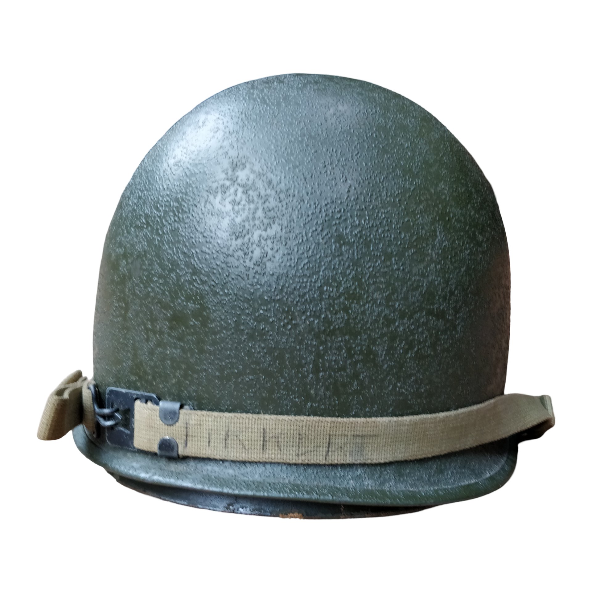 WWII US M1 Helmet Schleuter — image 4