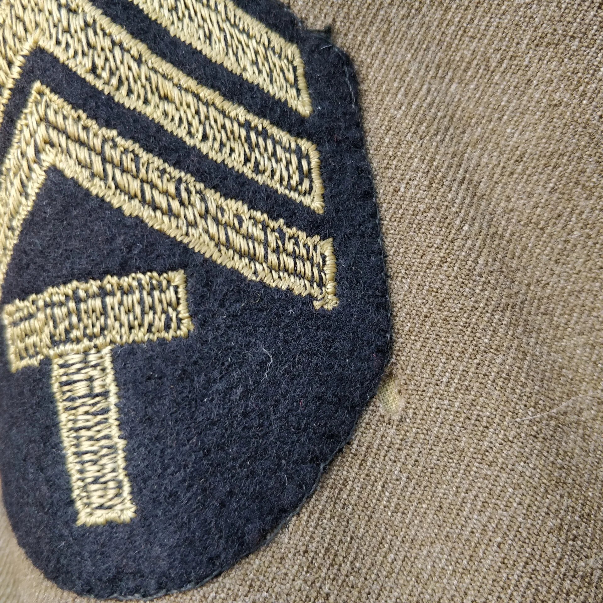 WWII US Class A Jacket French Forces 3rd Army — image 3