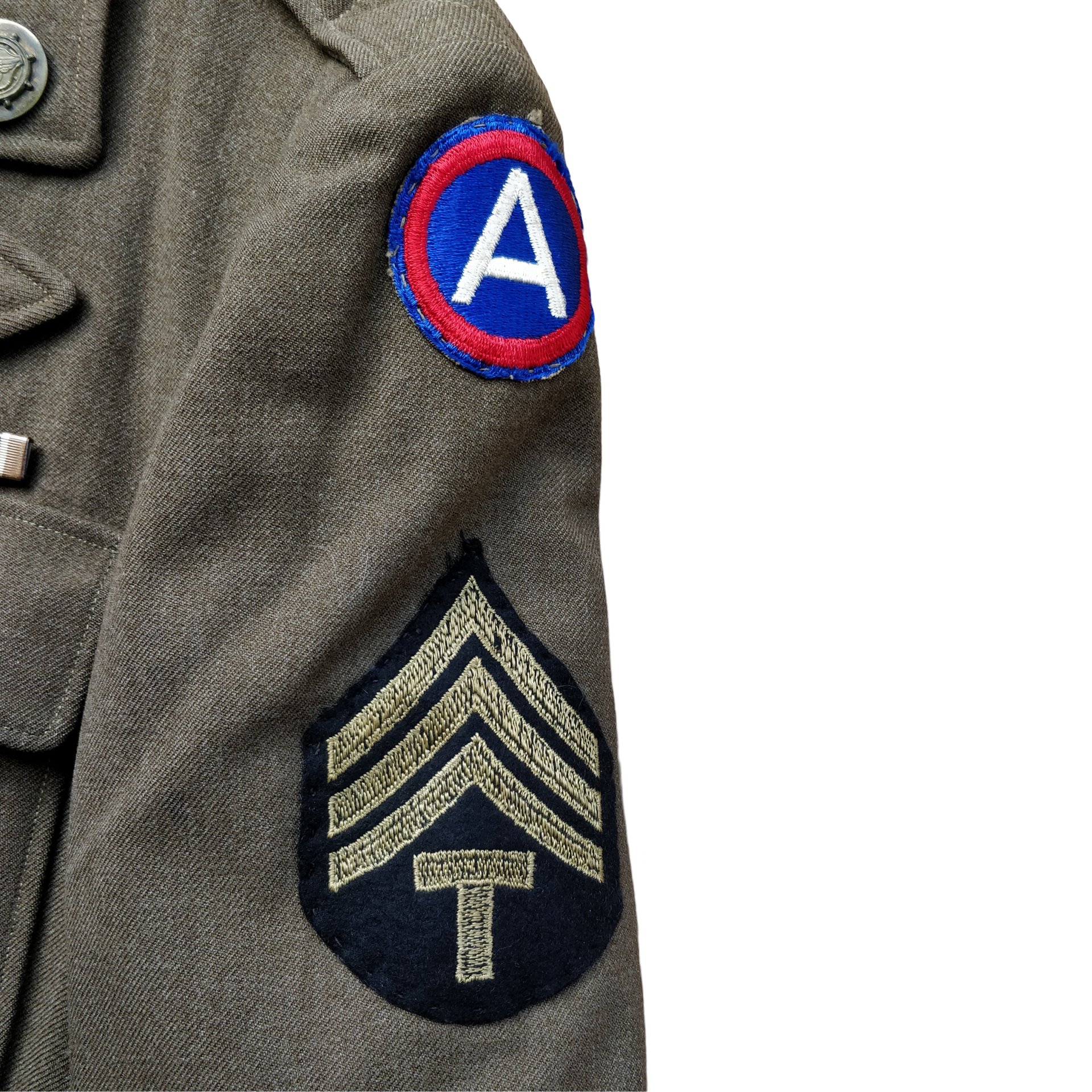 WWII US Class A Jacket French Forces 3rd Army — image 6
