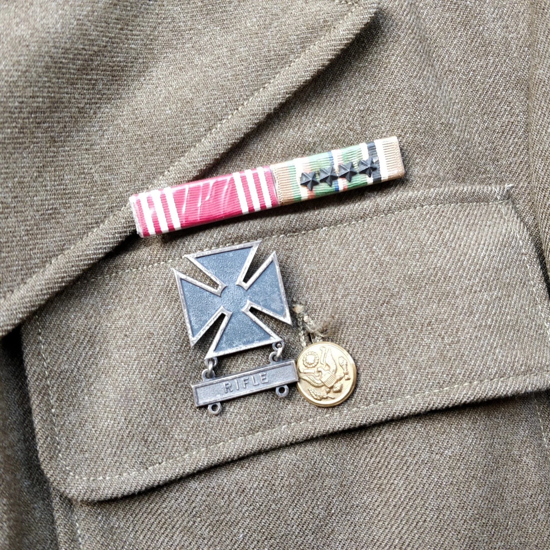 WWII US Class A Jacket French Forces 3rd Army — image 8