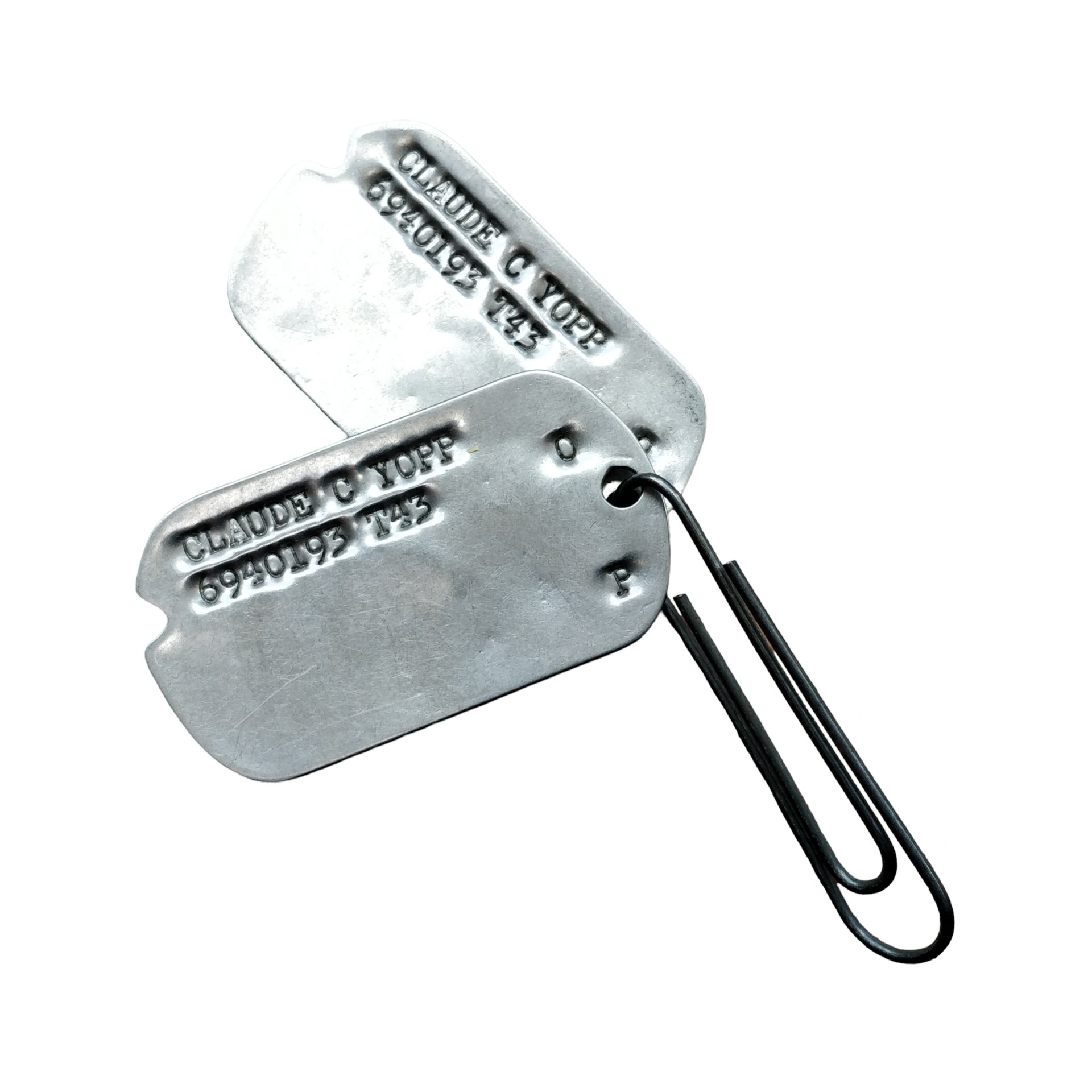 WWII US Dog Tag Grouping Engineer Special Brigade — image 2