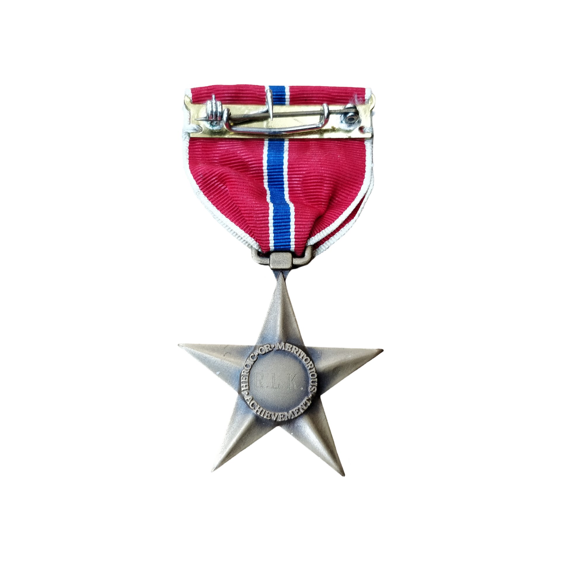 WWII US Bronze Star Medal Named — image 2