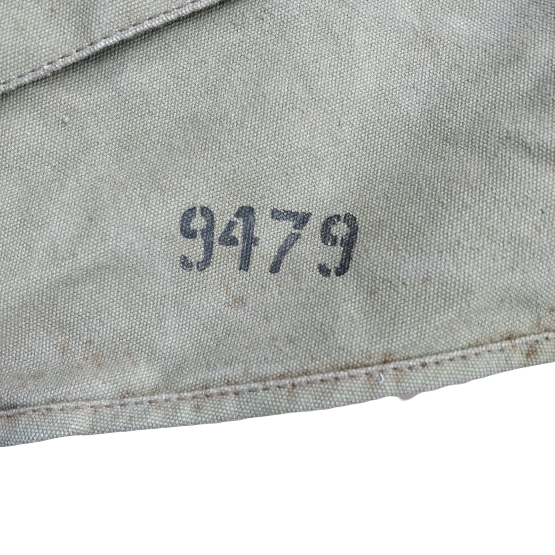 WWII US Service Gas Mask Bag — image 5