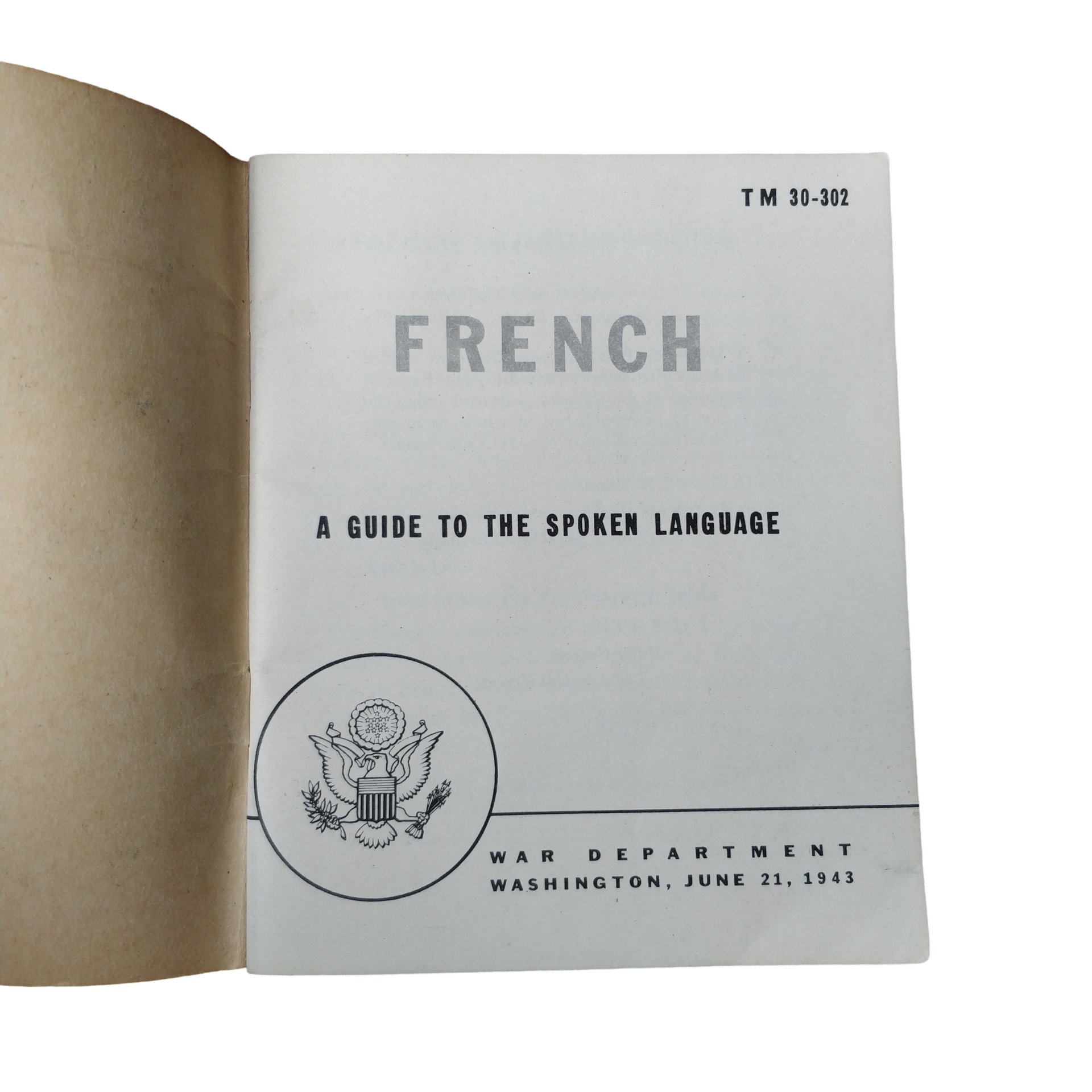 WWII US French Language Guide — image 2