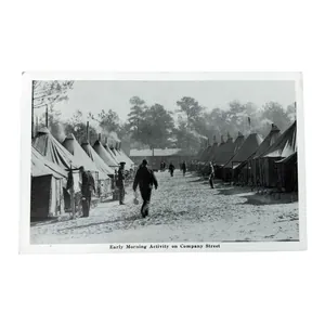 WWII US Postcard Company Street