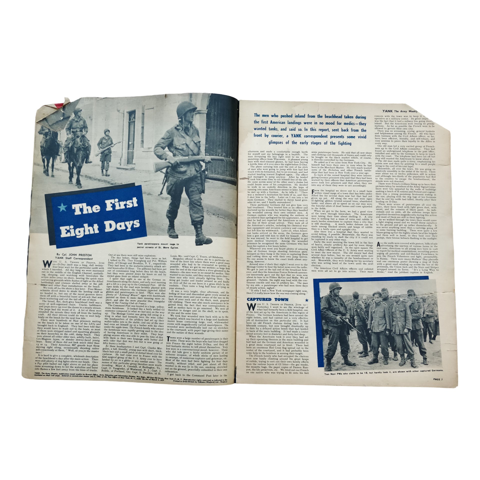 WWII US Yank Magazine France — image 3