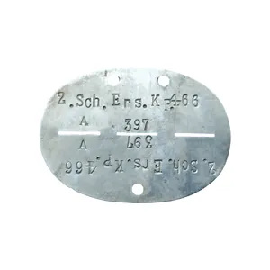 WWII German Erkennungsmarke EKM 2. Sch. Ers. Kp. 466