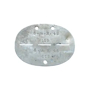 WWII German Erkennungsmarke EKM 6. / A. R. 48
