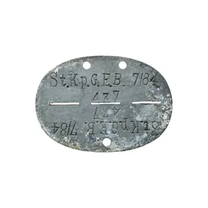 WWII German Erkennungsmarke EKM St. Kp. G. E. B. 7/84