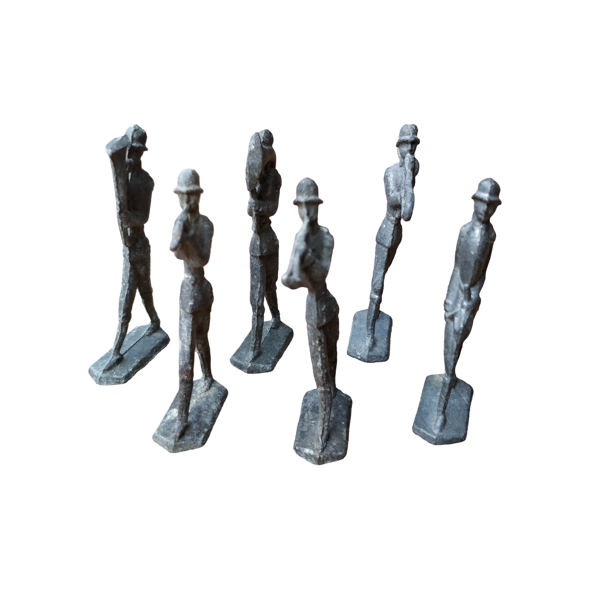 WWII German Tin Toy Soldier Music Set — image 3