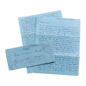 WWII German Feldpost Letter Paris