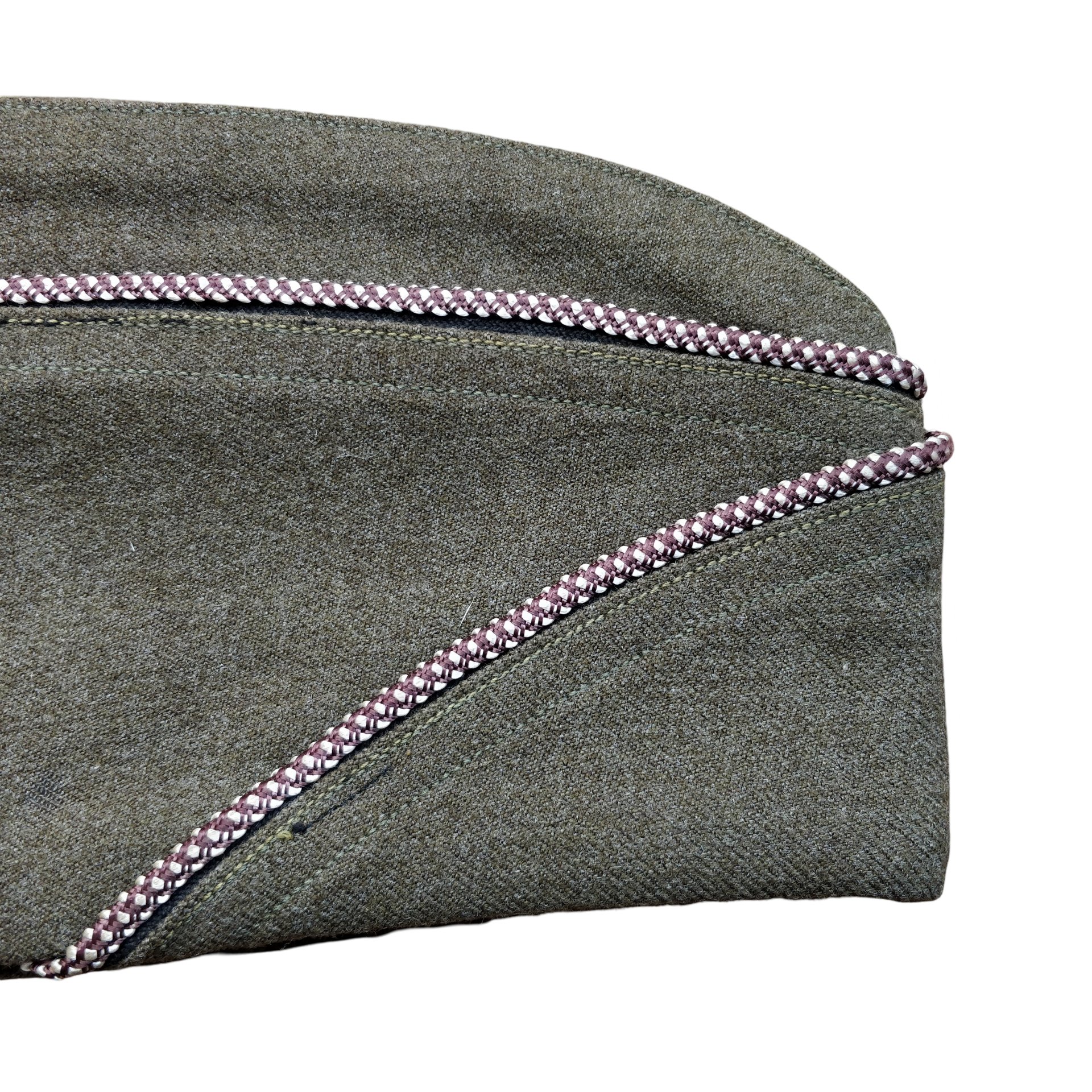WWII US Garrison Cap Medic Named x — image 2