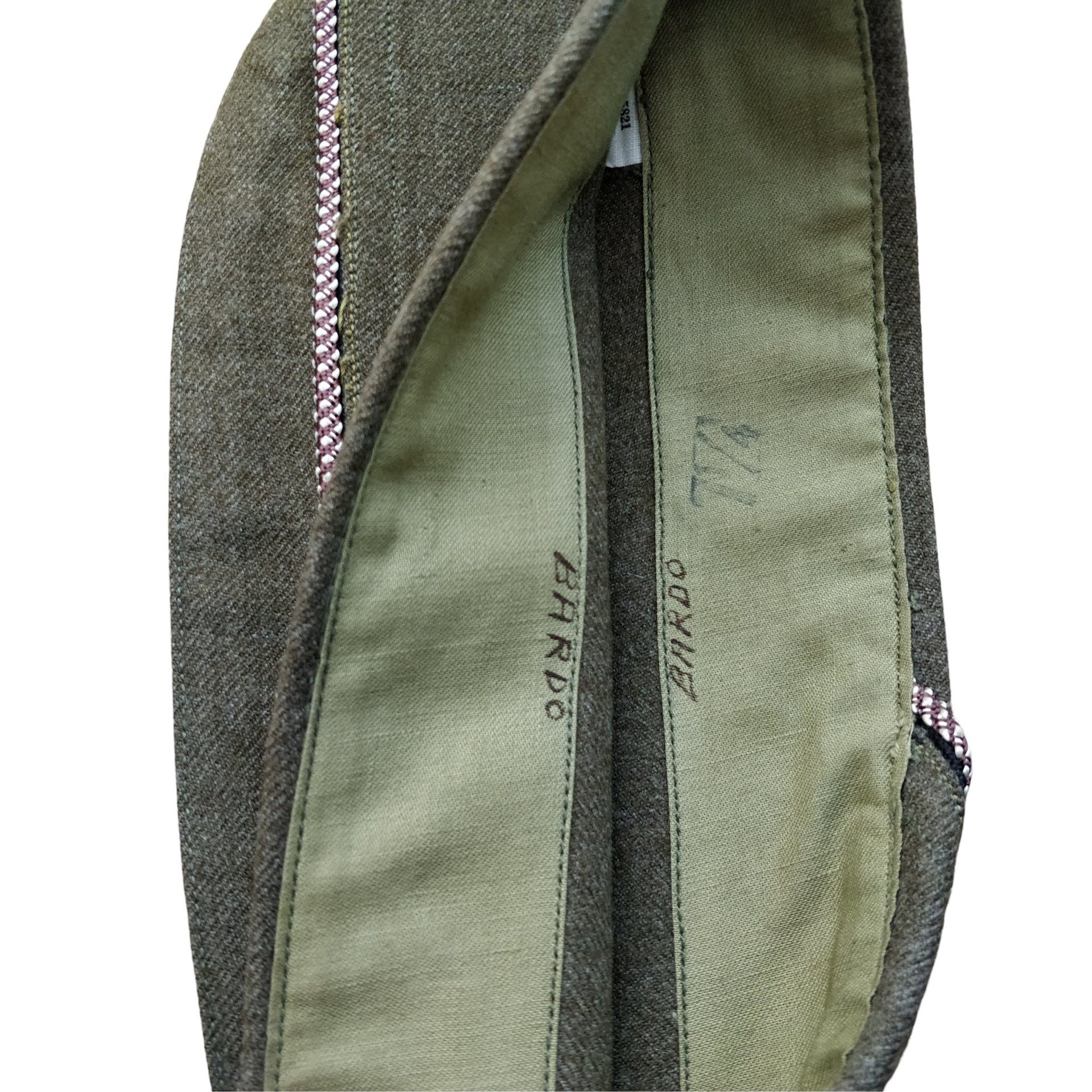 WWII US Garrison Cap Medic Named x — image 4