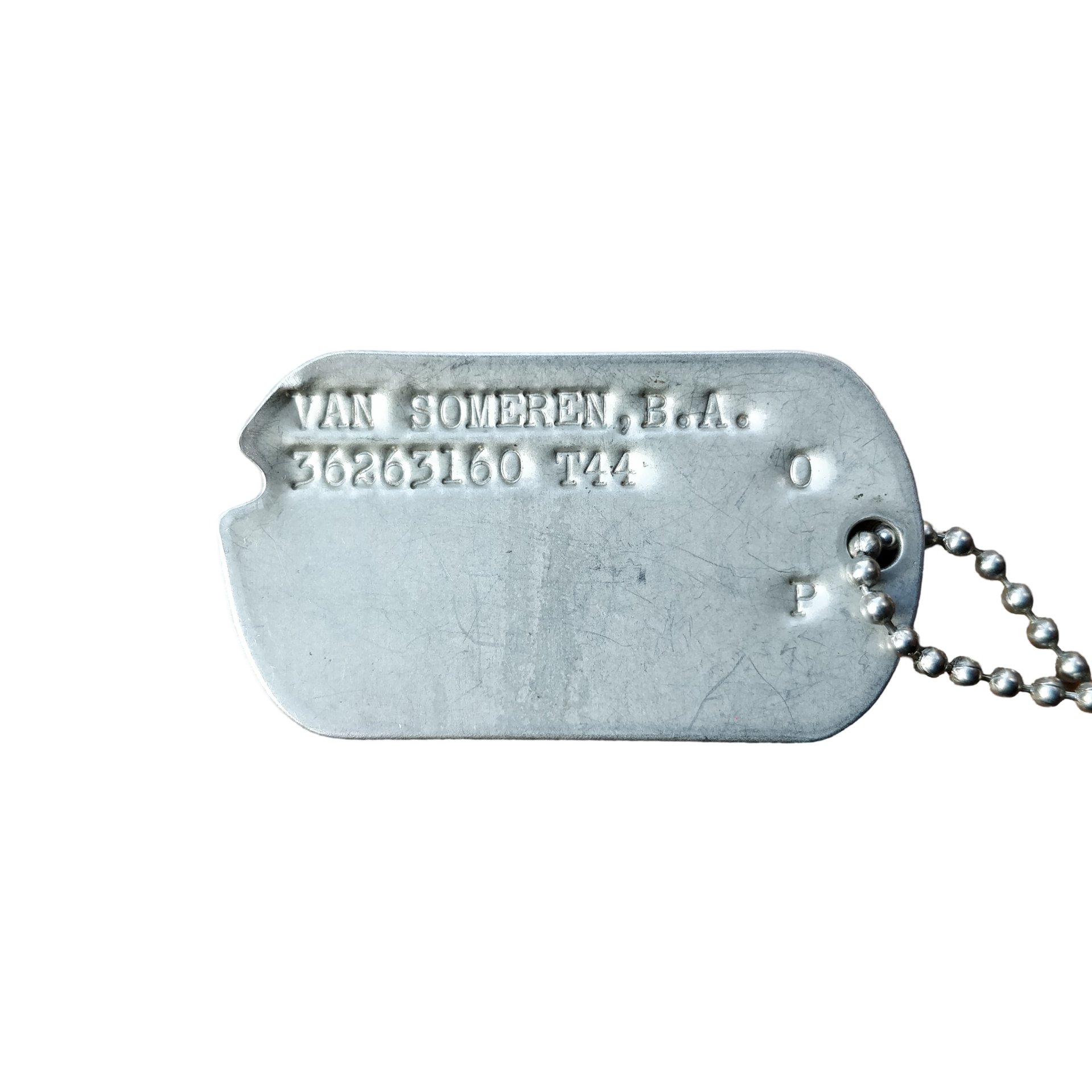 WWII US Dog Tag Someren — image 2