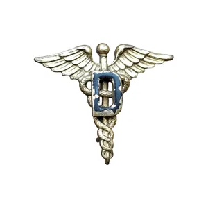WWII US Collar Pin Dental Medic