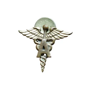 WWII US Collar Pin Administrative Medic