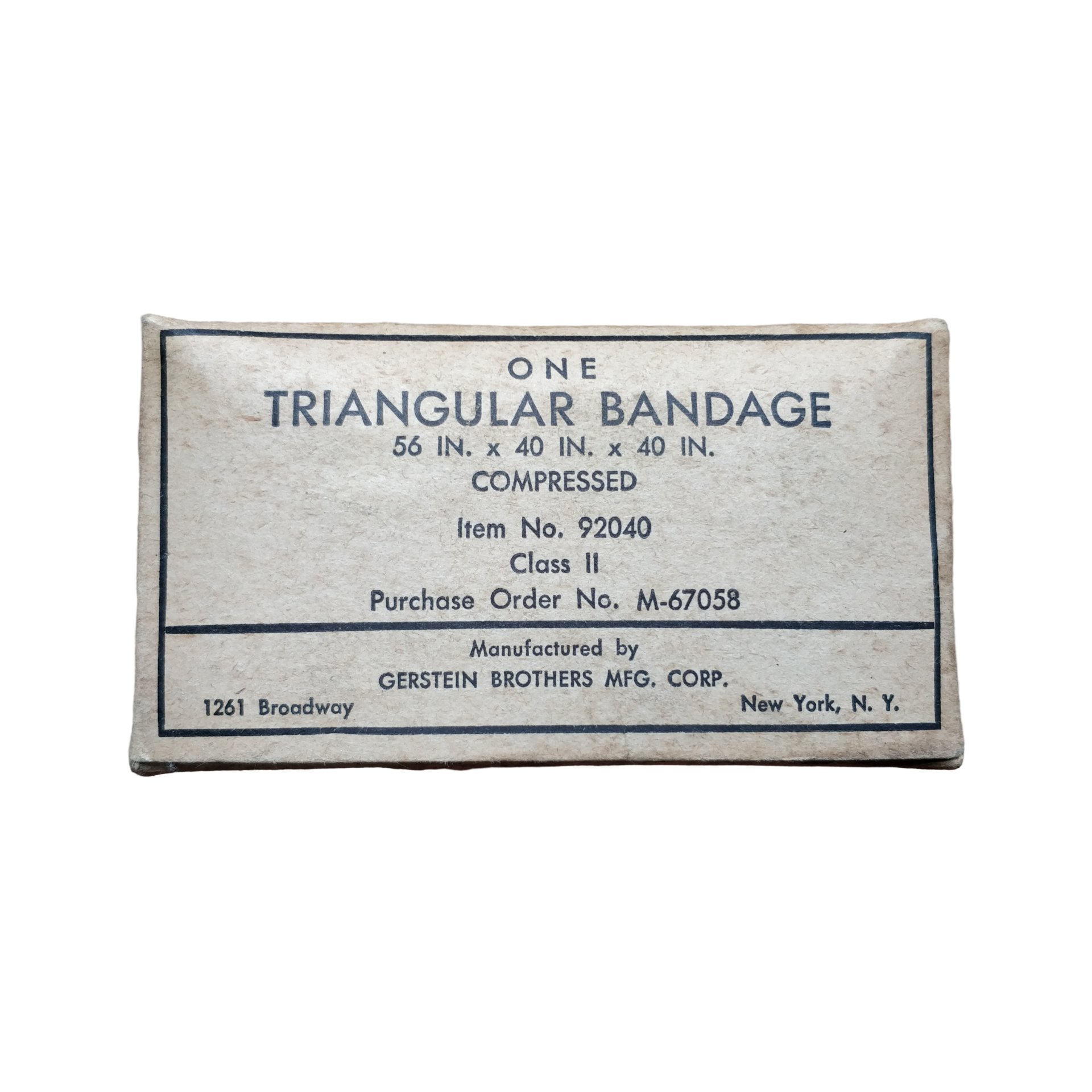 WWII US Triangular Bandage — image 2