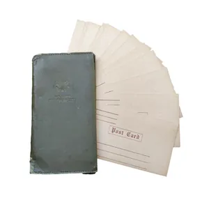 WWII US Leather Folder With Postcards
