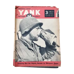 WWII US Yank Magazine Banzais On Okinawa