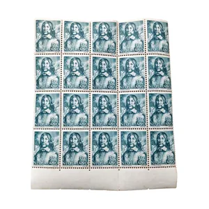 WWII Dutch Stamp Sheet 1943 Tromp