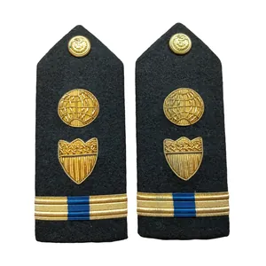 WWII US Navy Shoulderboards Coast Guard Electrician Chief Warrant Officer