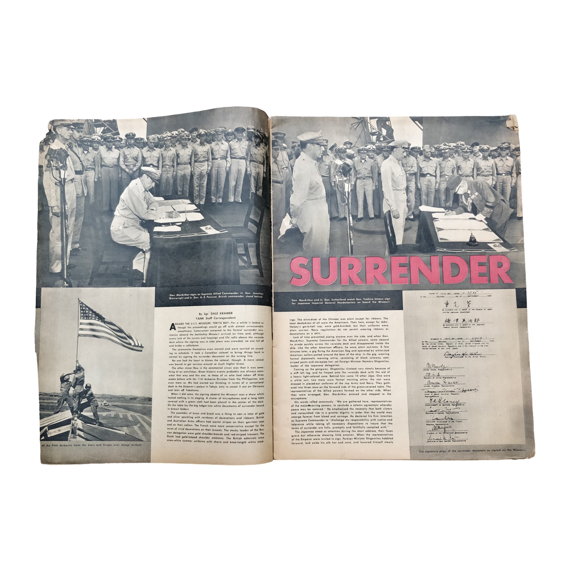 WWII US Yank Magazine Surrender & Occupation Of Japan — image 2