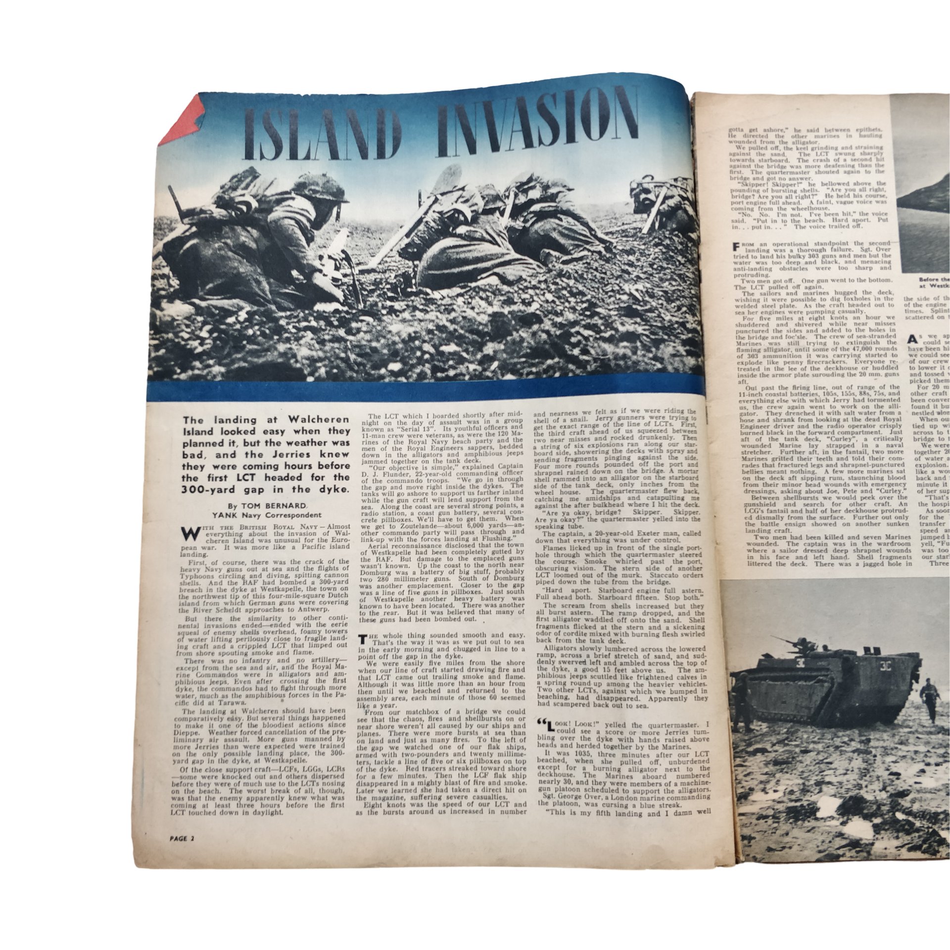 WWII US Yank Magazine Tracking The Jap — image 2