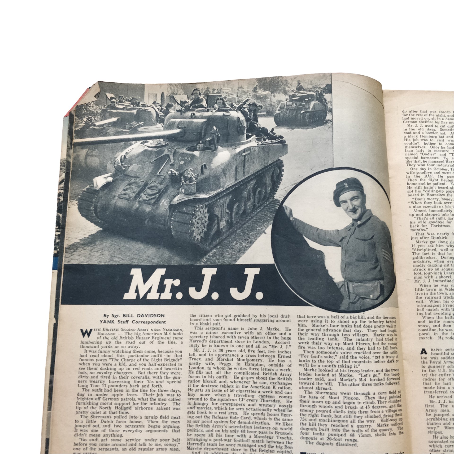 WWII US Yank Magazine Tracking The Jap — image 3