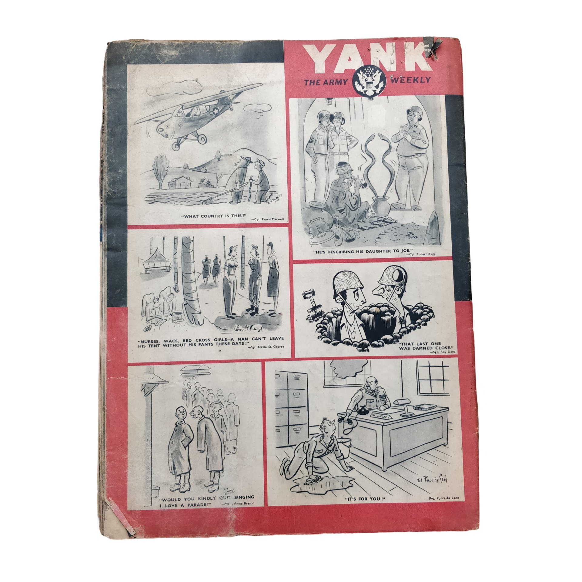 WWII US Yank Magazine Tracking The Jap — image 4