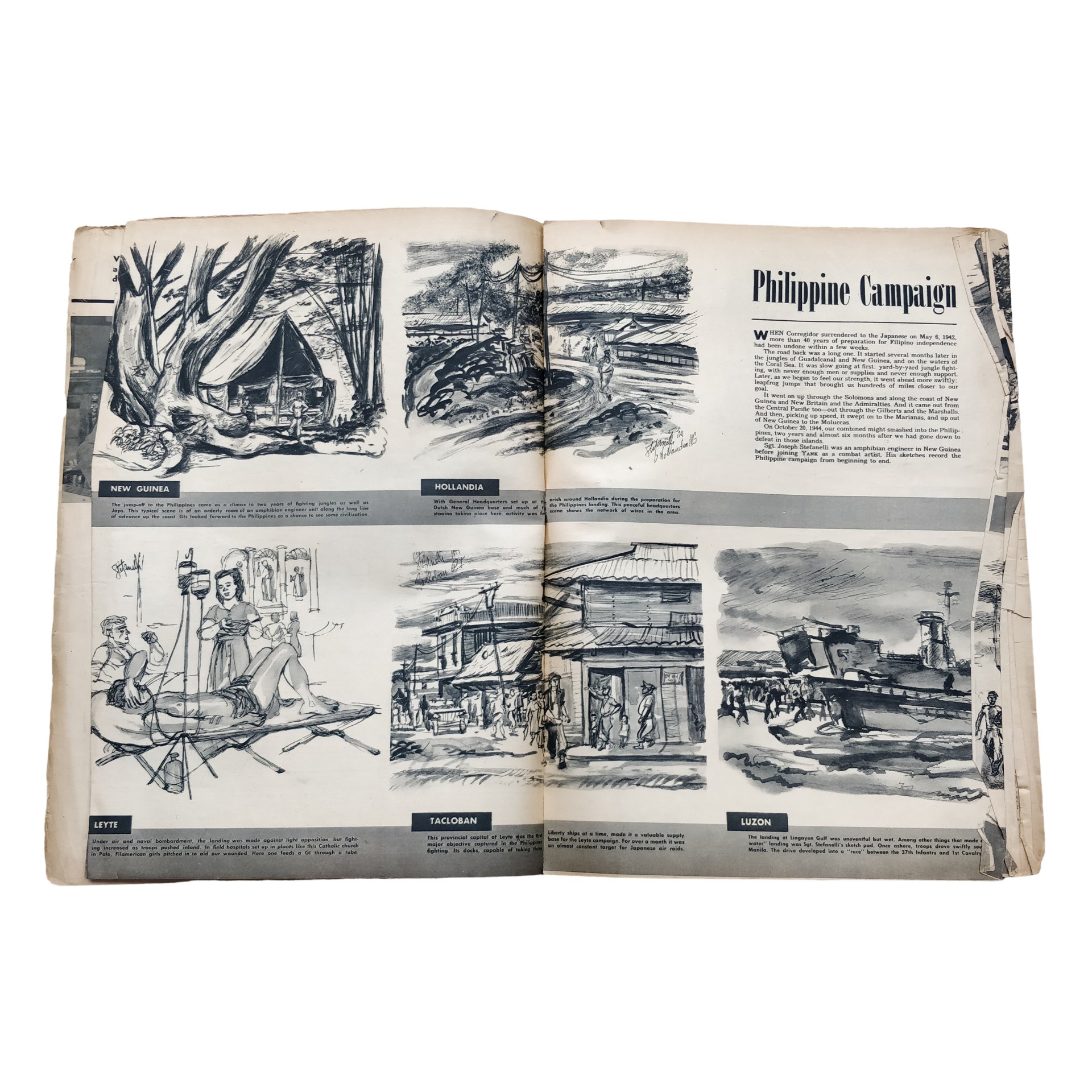 WWII US Yank Magazine Navy Off Japan — image 3