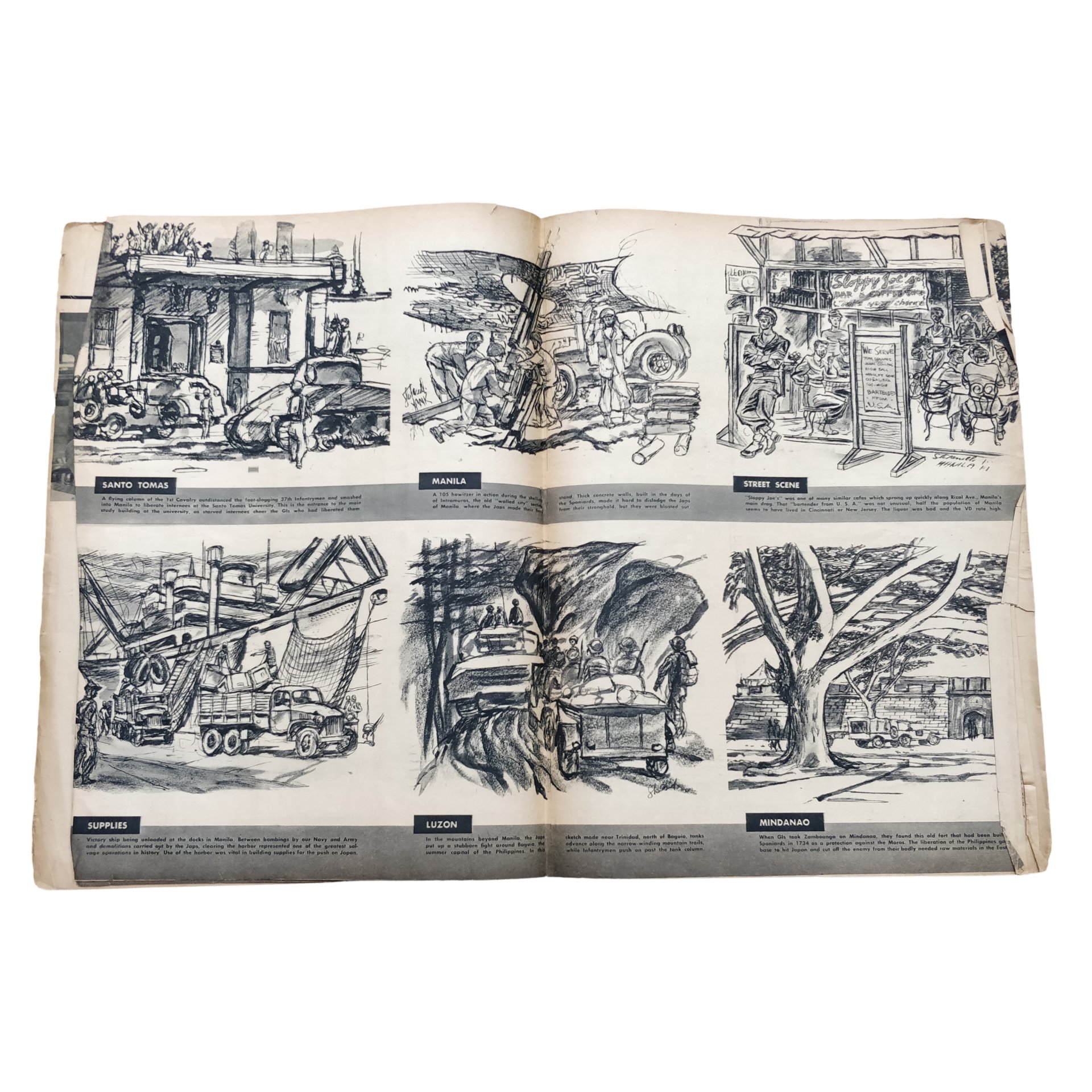 WWII US Yank Magazine Navy Off Japan — image 4