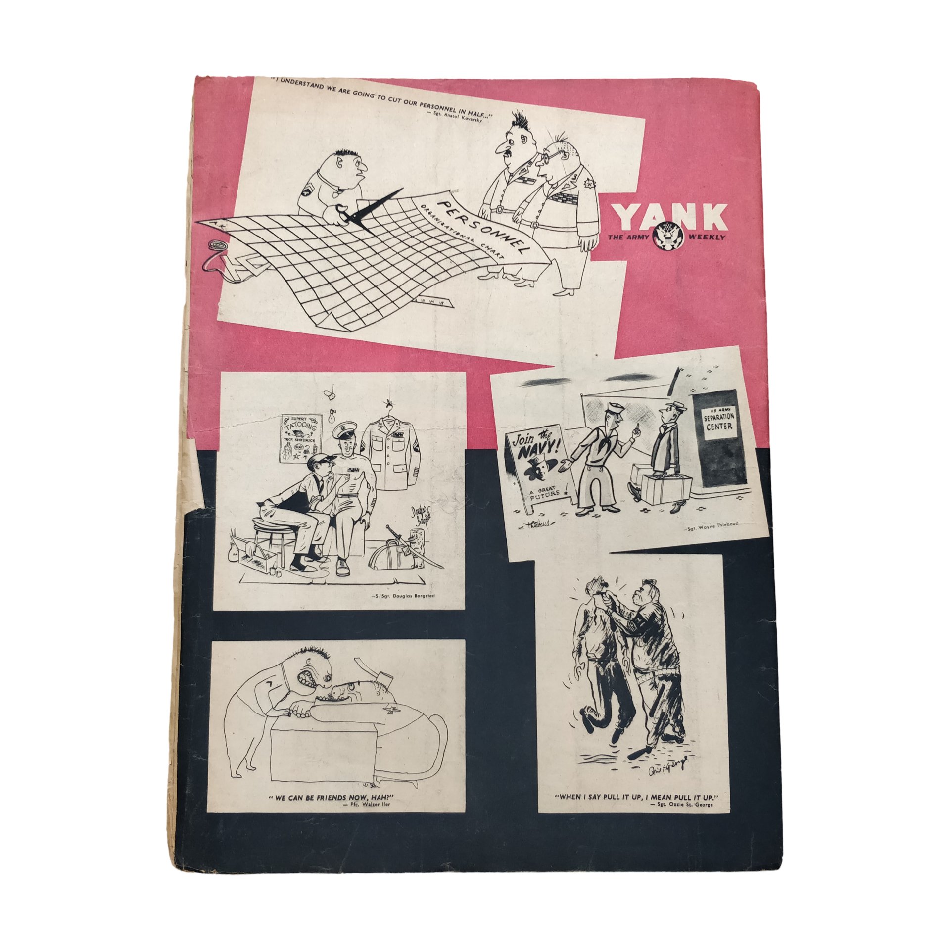 WWII US Yank Magazine Navy Off Japan — image 5