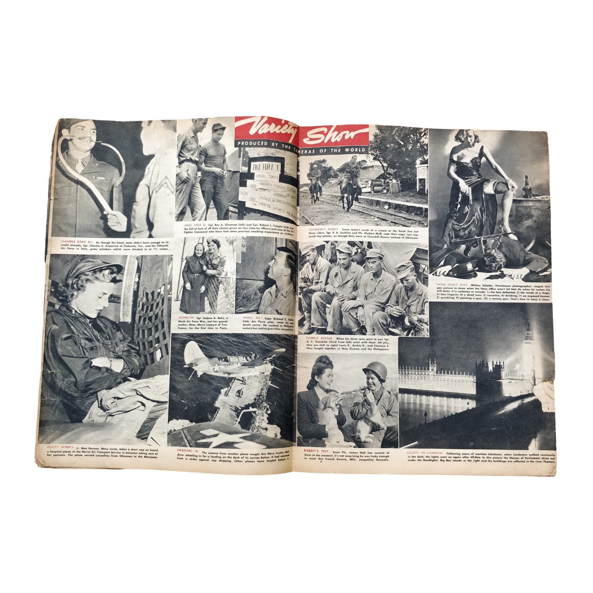 WWII US Yank Magazine Pacific Bound — image 3