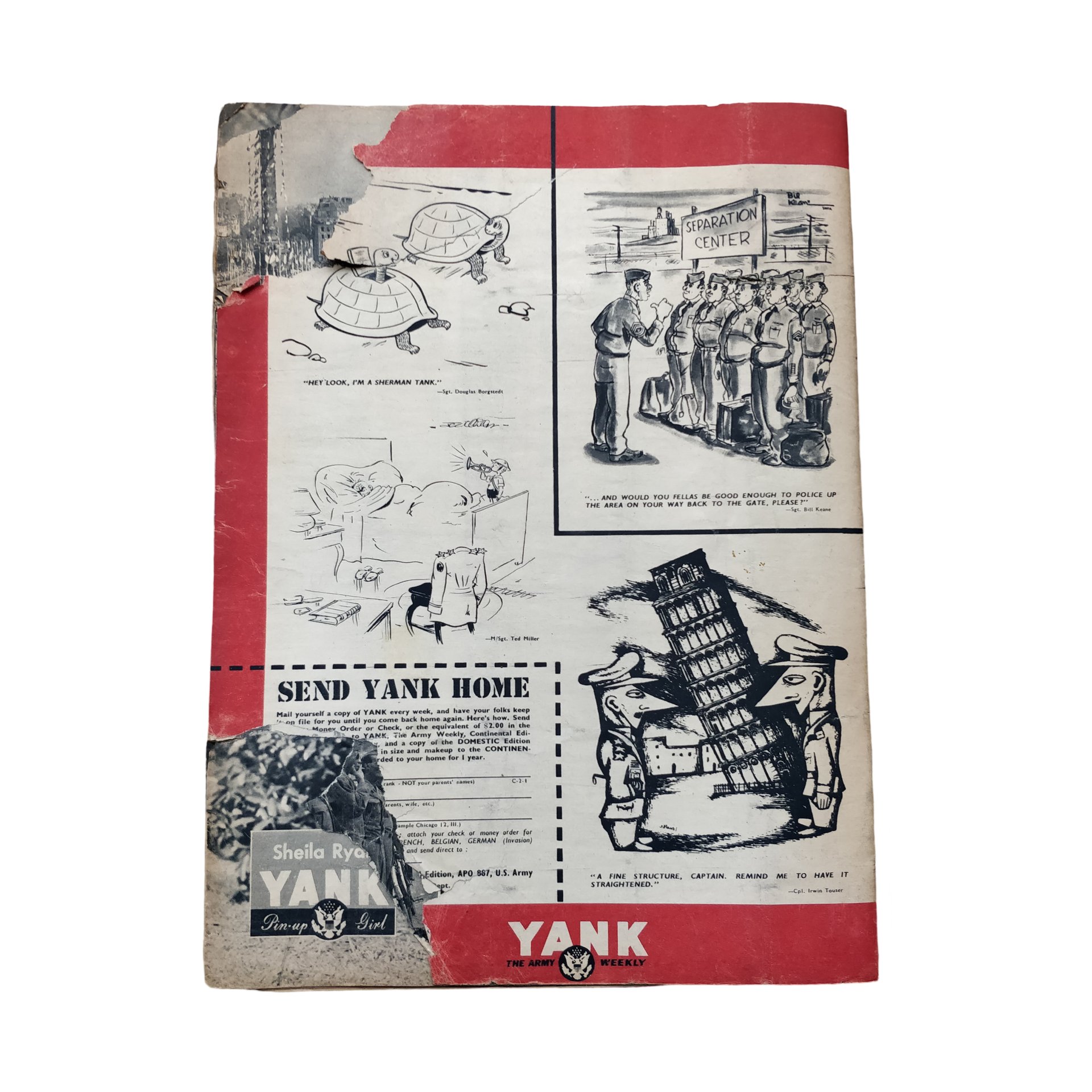WWII US Yank Magazine Pacific Bound — image 4