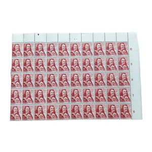 WWII Dutch Stamp Sheet 1943 De Ruyter