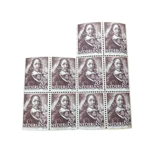 WWII Dutch Stamp Sheet 1943 De With