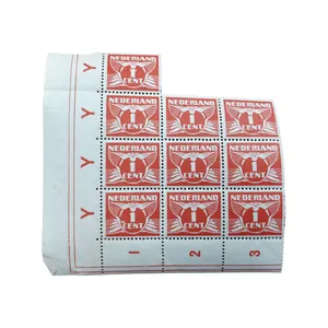 WWII Dutch Stamp Sheet 1941 1 Cent